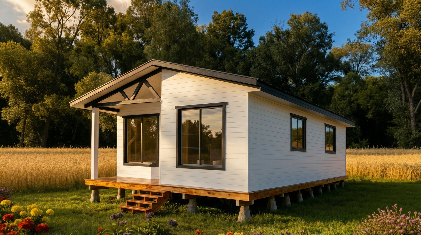 Casa prefabricada 54m² 2 aguas - Chile Home